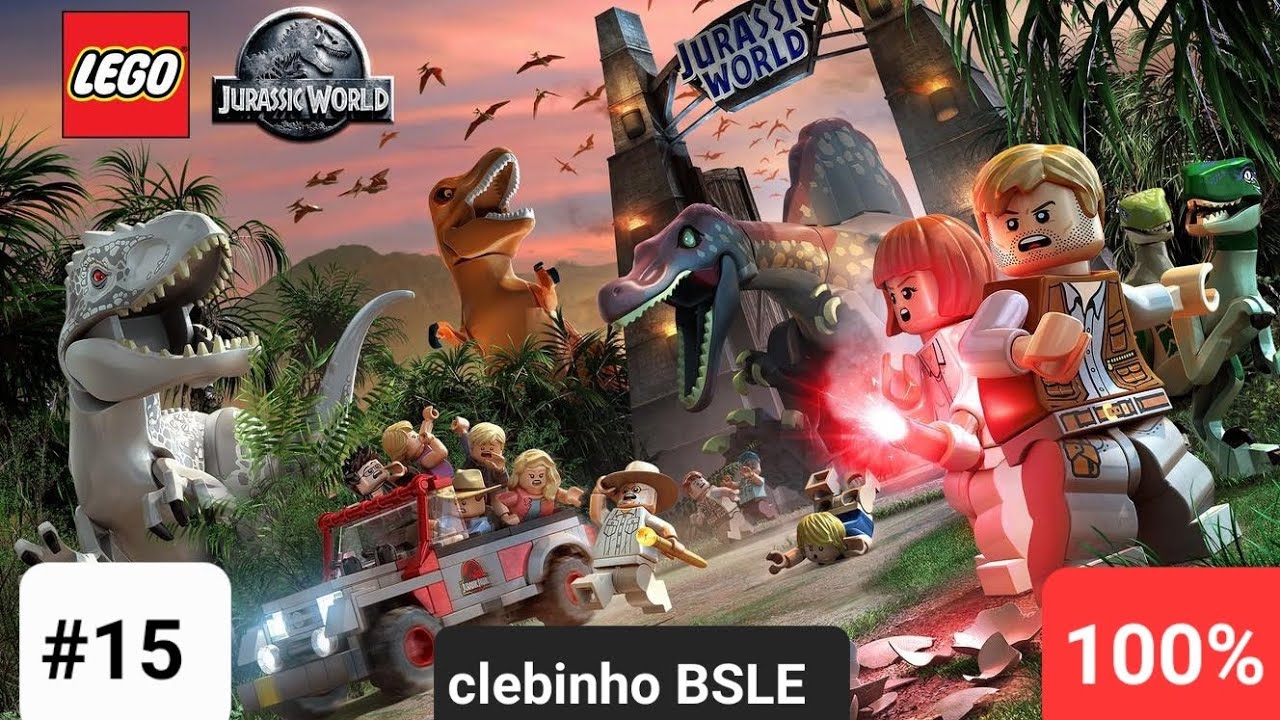 LEGO jurassic world - COMPLETANDO 100% DO GAME - (MOBILE) - (EP 14) -  (#cleBSL) - (#2023) 